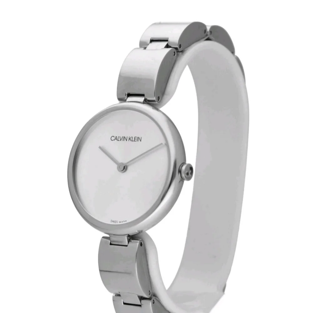 NWT Calvin Klein K9U23146 Stainless Steel Silver Dial Swiss Quartz Women's Watch - Picture 8 of 11